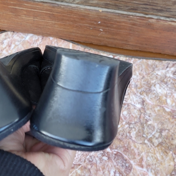 Clarks Suede Slip On Casual Wedge Clog Mule Shoes Sz 6 - Picture 13 of 16